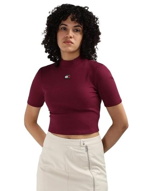 Tommy Hilfiger Women's Badge Cropped Fit Top